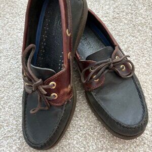 EUC Men's Sperry Leather Top Sider Boat Shoes - 8